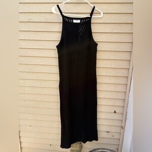 Old Navy Black Crochet Midi Dress